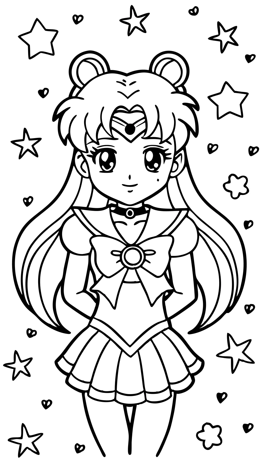 printable sailor moon coloring pages